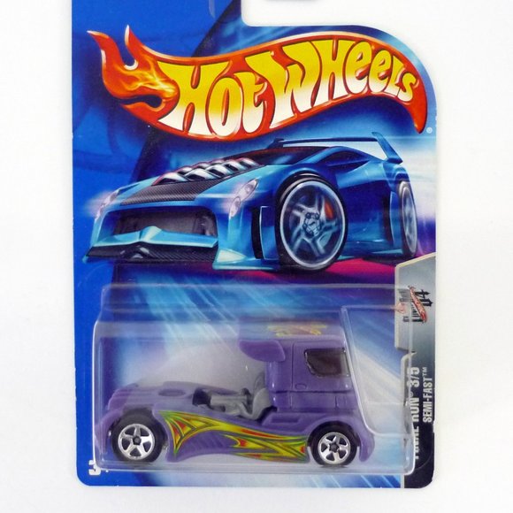Hot Wheels Semi-Fast #135 Final Run 3/5 Purple Die-Cast Truck 2004 - Picture 1 of 1